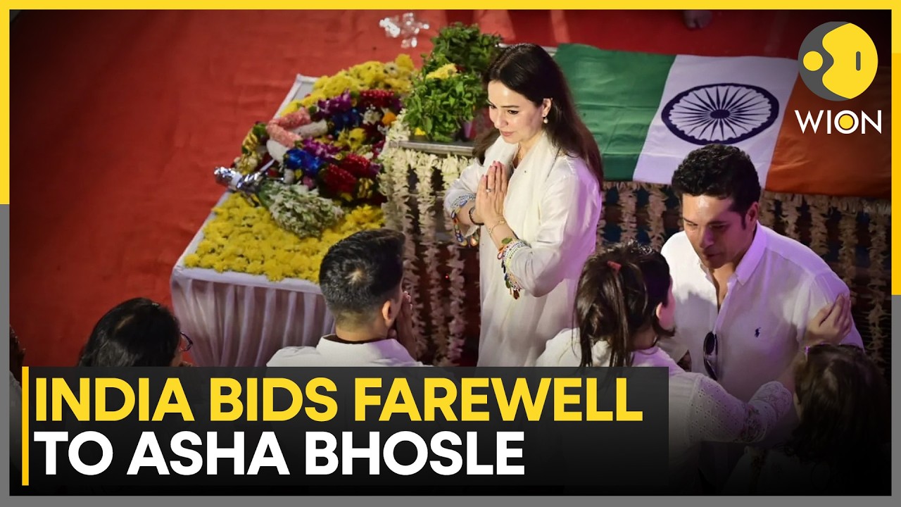 India: Mumbai Prepares To Bid Final Adieu To Playback Singer Asha Bhosle | WION News