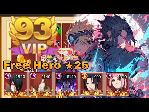Update Hoachi VIP 93 + Free Hero ★25 + 360 Hero ★5 + Full Bahan up