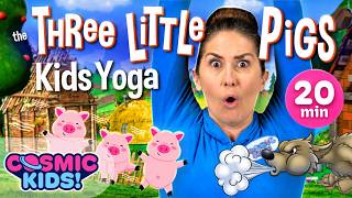 Three Little Pigs Toddler Yoga Adventure | Fairy Tale Yoga | Cosmic Kids