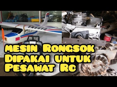 mesin pesawat dari Rongsokan.