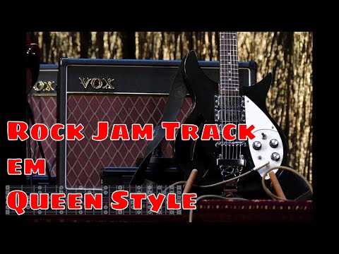 Rock backing Track Brian May Style