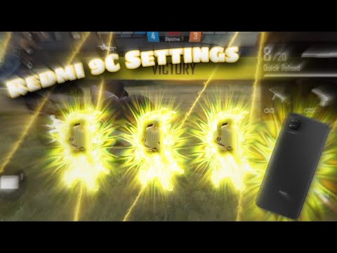 Best settings ⚙️ Redmi 9C 🔥/MAX DPI : 581⚡/HEADSHOT %101/HIGHLIGHTS EPIC 👽