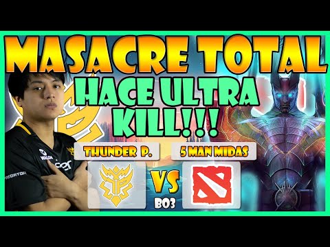 THUNDER PREDATOR VS 5 MAN MIDAS BO3 [GAME 1] ELIMINACIÓN - BTS PRO SEASON 4: AMERICAS - DOTA 2 PRO