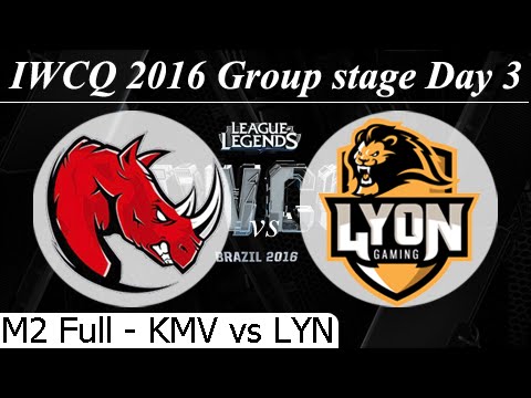 KMV vs LYN Full 26/08/2016 D3M2 - Group Stage IWCQ 2016 Kaos Latin Gamers vs Lyon Gaming