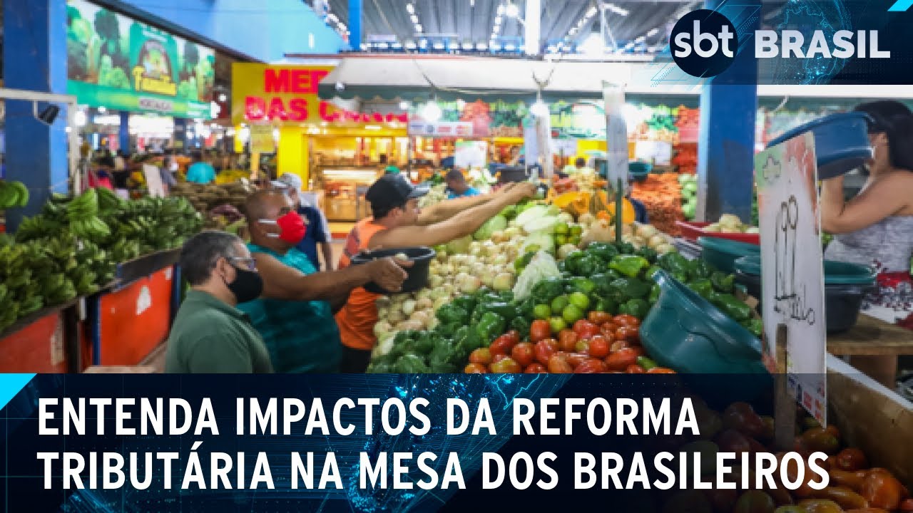 Reforma garante isenção do imposto para itens da cesta básica; entenda | SBT Brasil (17/01/25)
