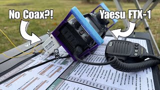 No Coax SOTA/POTA: Yaesu FTX-1 & Reliance Antennas EFHW Mini Bugout at Bare Hill w/ KD2YIO & KE2ELI
