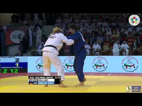 Judo 2015 Grand Slam Abu Dhabi: Polling (NED) - Vargas Koch (GER) [-70kg] final