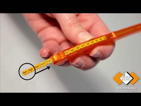Electrical cable marking  PLIOGRIP system - SES-STERLING