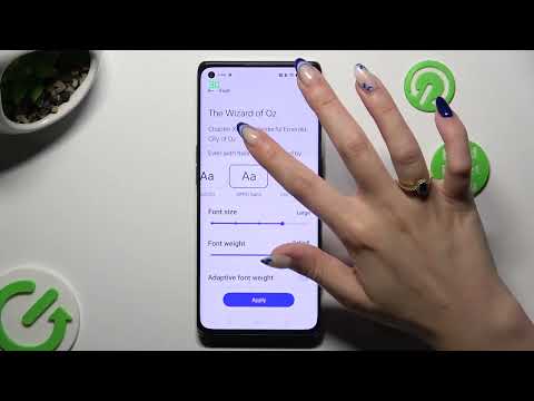 How to Customize the Font Style on OPPO Find X3 Neo