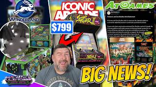 Iconic Arcade Price Drop, Wonderland TMNT Pinball Gameplay & AtGames Updates!
