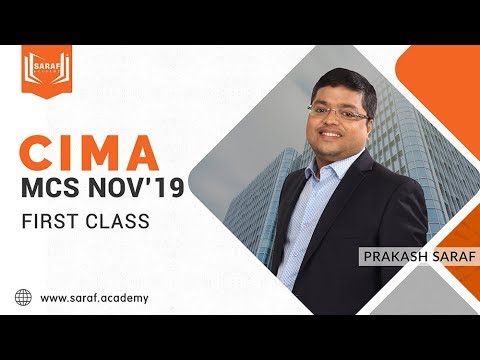 CIMA MCS NOV'19 1st class