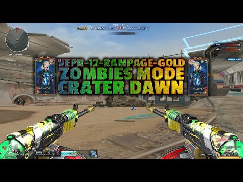 Crossfire West | VEPR-12-Rampage-Gold Zombies Mode game played