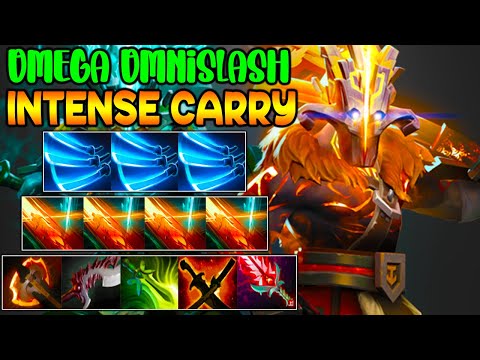 OMEGA OMNISLASH - INTENSE CARRY JUGGERNAUT - CRAZY TEAM FIGHT - DOTA 2 GAMEPLAY