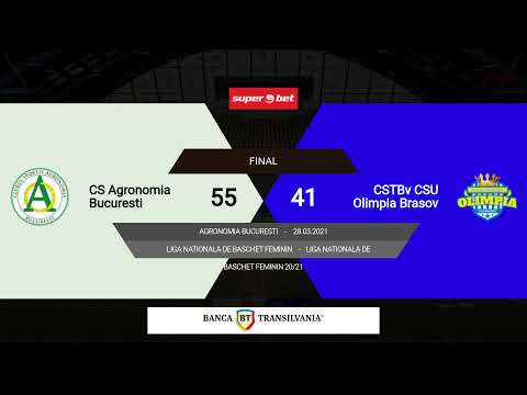 LNBF 2020-2021: Agronomia București - CSTBv CSU Olimpia Brasov