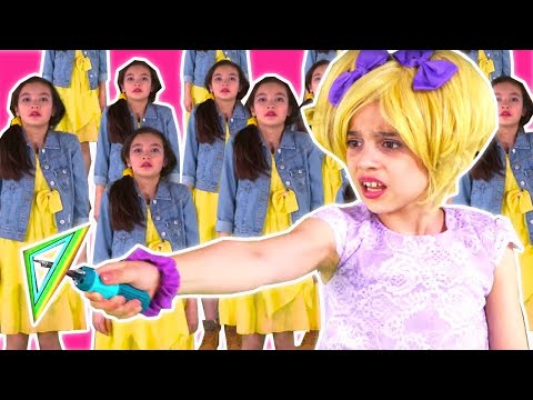 PRINCESS CLONES GO WRONG! 🤖 Esme Rescues Lilliana With Magic - Princesses In Real Life | Kiddyzuzaa