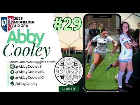 Abby Cooley 2025 Midfielder Highlight