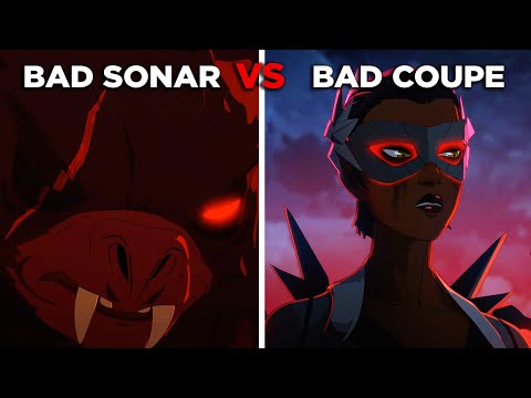 Dispatch - All Villain Sonar vs Villain Coupe Cutscenes