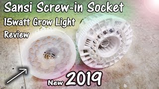 Sansi 15 Watt White LED Grow Light (2019 Version)