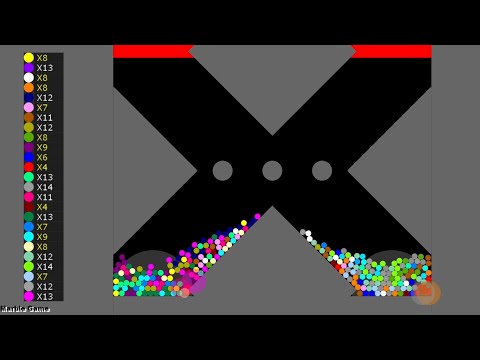 Survival Proliferation 38 - Marble Race in Algodoo