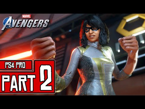 Marvel's AVENGERS Walkthrough PART 2 (PS4 Pro) Full Game @ 1440p (60ᶠᵖˢ) ✔