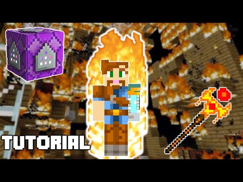 How to get an EXPLOSIVE FIRE stick/staff in Minecraft (Command Block Tutorial)