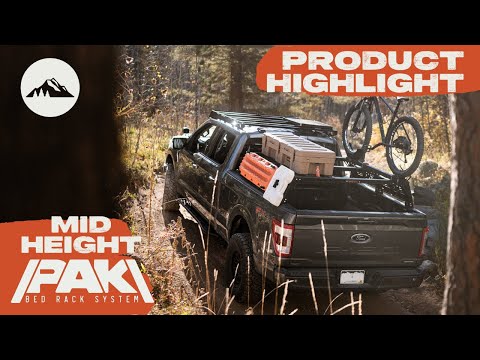 The ALL-NEW Mid Height PAK System Bed Rack