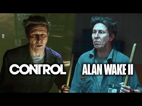 Meet Ahti The Janitor - ALAN WAKE 2 & CONTROL Comparison Scenes (The Remedy Connected Universe)