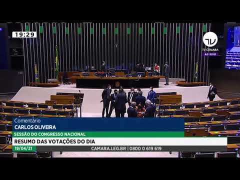 Veja como foi a aprovação na Câmara da abertura de créditos extraordinários no Orçamento - 19/04/21