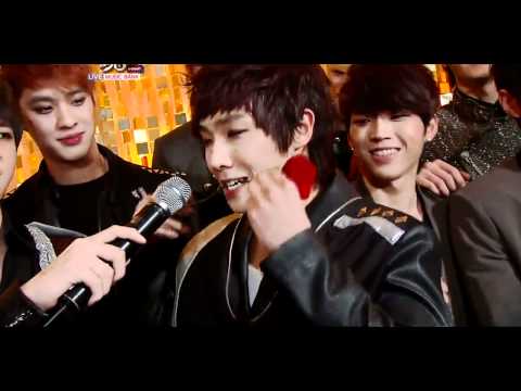 [110211] MBLAQ & INFINITE  Back Stage - Music Bank