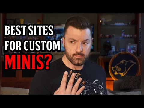 The four BEST websites for custom TTRPG Miniatures