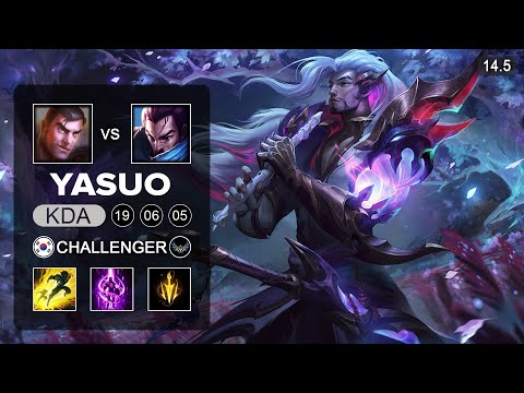 Pz ZZang Yasuo vs Jayce Top - KR Grandmaster - Patch 14.5 Season 14