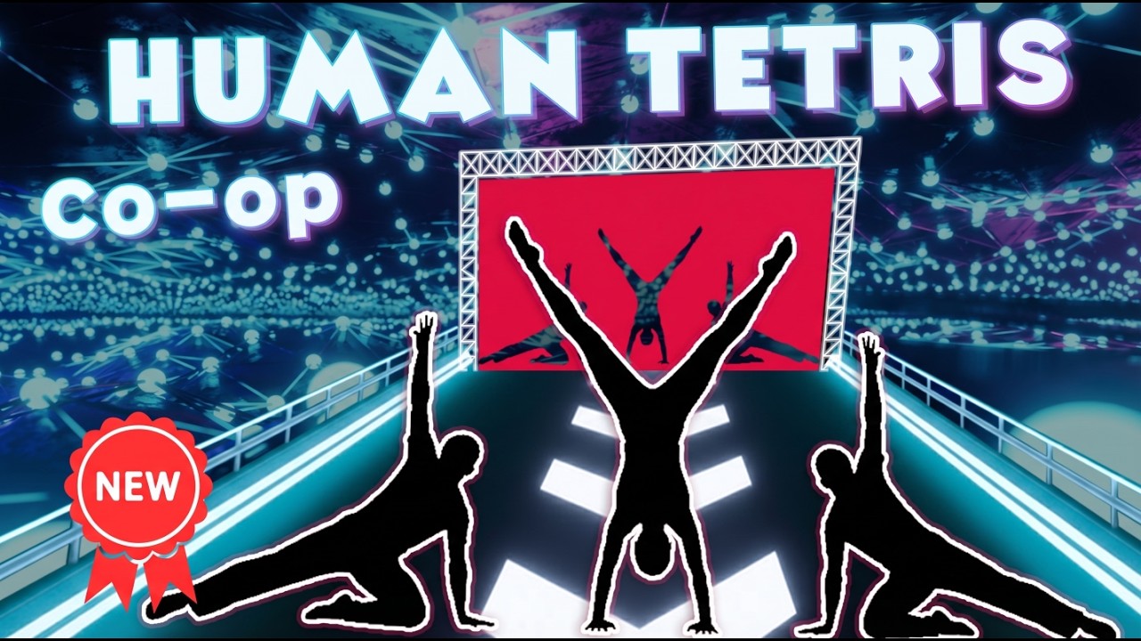 HUMAN TETRIS | Immersive Interactive Warm Up | CO-OP 3 Players | THE NEXT PART | NEW