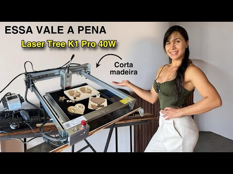 I'VE NEVER SEEN A LASER MACHINE LIKE THIS FOR CUTTING WOOD. THIS ONE IS POWERFUL! LASER TREE k1 Pro