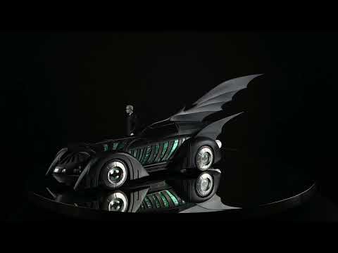 Batman Forever DC Multiverse Gold Label Alfred Pennyworth & Batmobile Set Video