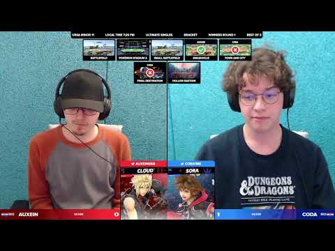 URSA MINOR 11 - Raine (Sora) Vs. Auxein (Cloud) - Winners R1 - SSBU