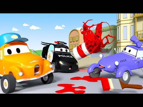 TRKAĆI AUTO Katy i Kantica sa Bojom - Tomova Autopraonica u Auto Gradu 💧 Crtići sa autima