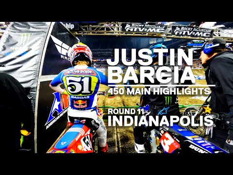GoPro: Justin Barcia - 2022 Monster Energy Supercross - Indianapolis - 450 Main Event Highlights