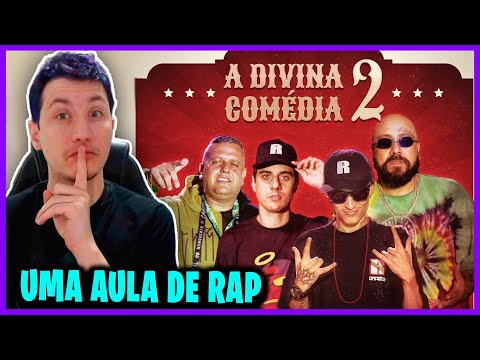 MORENO REAGINDO A Zeus | Gigante no Mic | Mano Fler | Fábio Brazza - A Divina Comédia 2