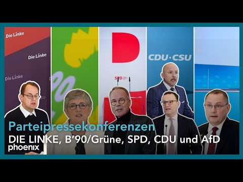 Video Thumbnail: Parteipressekonferenzen nach Fraktionssitzungen | 07.10.2025