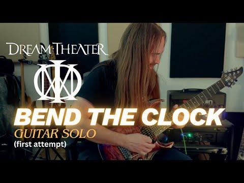 Dream Theater - Bend the clock guitar solo. First attempt.