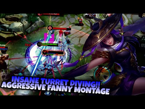 INSANE TURRET DIVING!!! CRAZY STRAIGHT CABLE AND AGGRESSIVE MONTAGE! - Fanny Montage