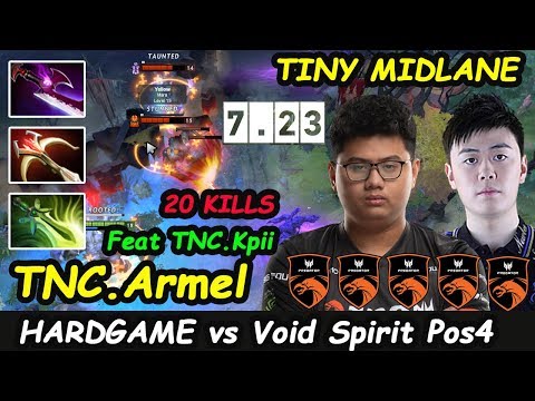 TNC Armel [Tiny] MIDLANE HARDGAME 7.23 New Patch  Feat Kpii [Doom] Dota 2 pro Gameplay