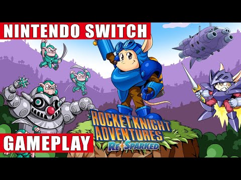 Rocket Knight Adventures: Re-Sparked Nintendo Switch Gameplay