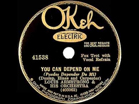 1932 HITS ARCHIVE: You Can Depend On Me - Louis Armstrong
