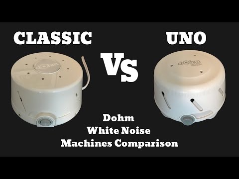 Dohm Uno VS Classic - YogaSleep Sound Machine Review & Comparison - Marpac