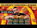 10 000 KCAL DE MCDONALD S 10x NOVO MCCRISPY CHICKEN LEGEND