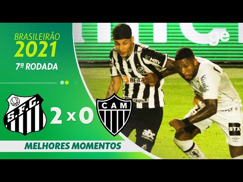 Vídeo / Santos 2 X  0  Atlético-MG - Brasileirão 2021