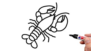 How to Draw a Lobster