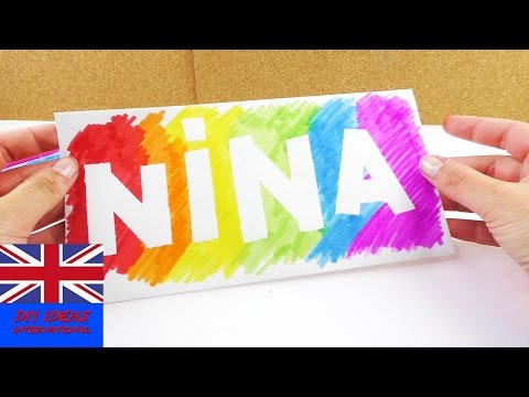 25 Ideas To Make Name Crafts