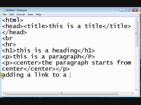 download lagu mp3 mp4 Html Tutorial On Notepad, download lagu Html Tutorial On Notepad gratis, unduh video klip Html Tutorial On Notepad